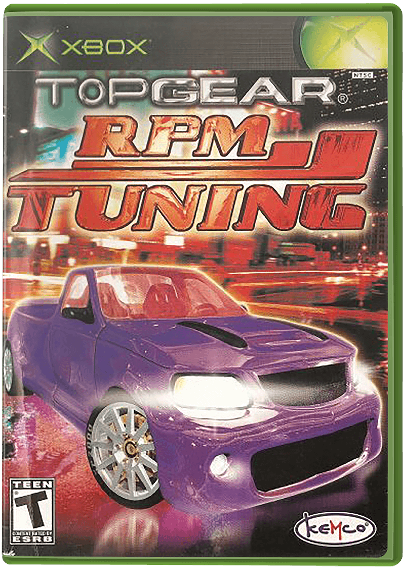 Top Gear RPM Tuning box art for Xbox